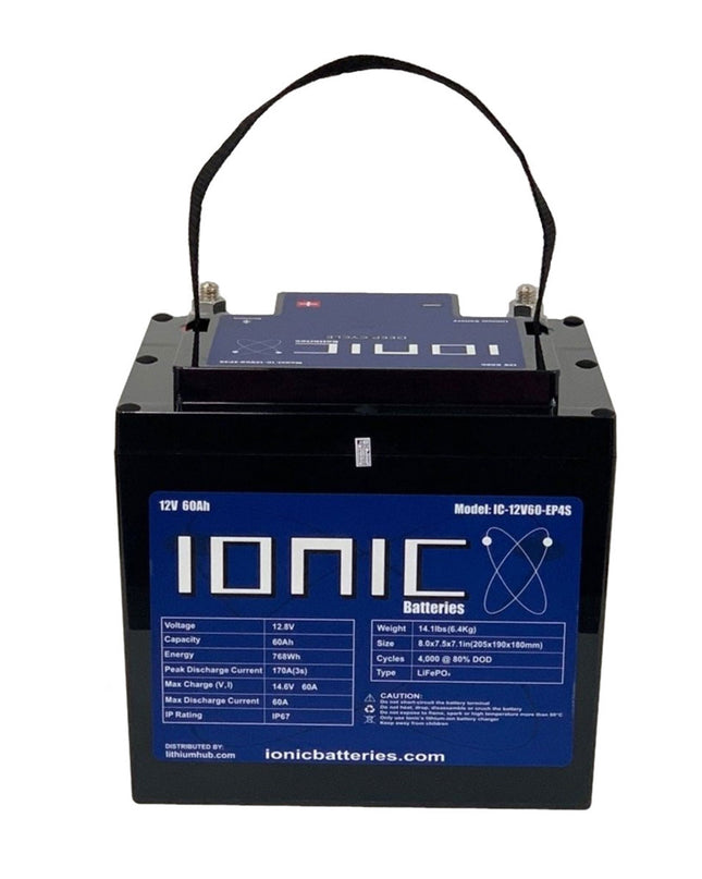 12V 60Ah Ionic Lithium Battery